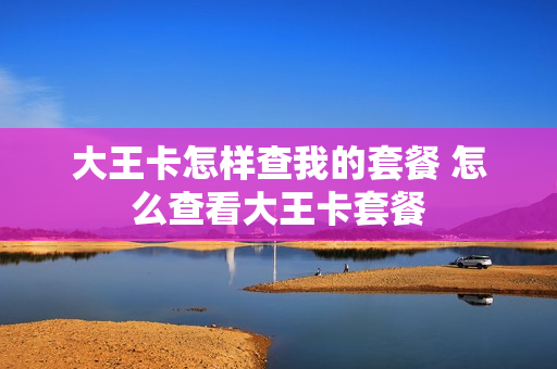 大王卡怎样查我的套餐 怎么查看大王卡套餐