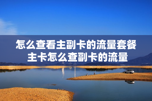 怎么查看主副卡的流量套餐 主卡怎么查副卡的流量