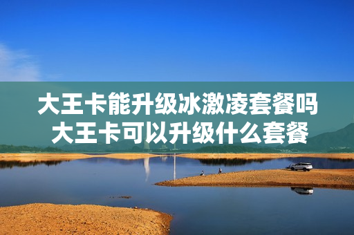 大王卡能升级冰激凌套餐吗 大王卡可以升级什么套餐