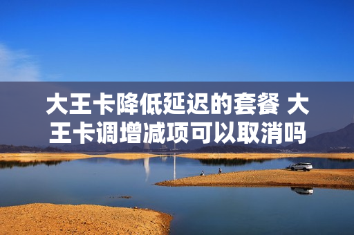 大王卡降低延迟的套餐 大王卡调增减项可以取消吗
