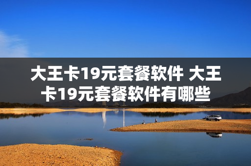 大王卡19元套餐软件 大王卡19元套餐软件有哪些