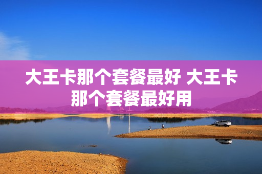 大王卡那个套餐最好 大王卡那个套餐最好用