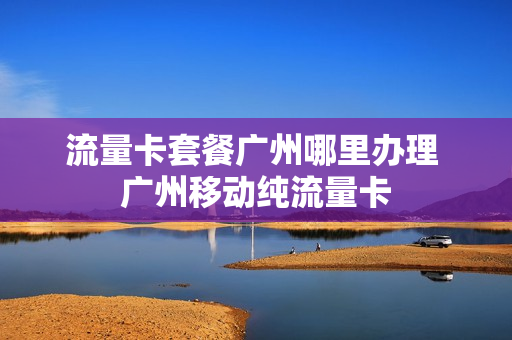 流量卡套餐广州哪里办理 广州移动纯流量卡