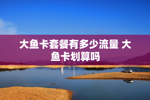 大鱼卡套餐有多少流量 大鱼卡划算吗