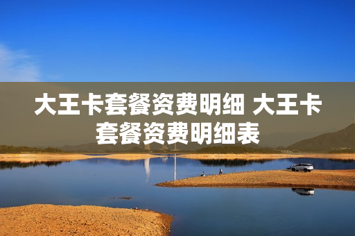 大王卡套餐资费明细 大王卡套餐资费明细表