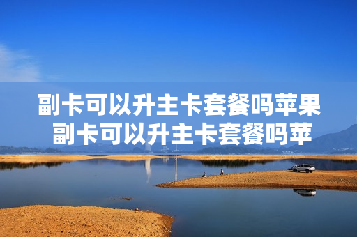 副卡可以升主卡套餐吗苹果 副卡可以升主卡套餐吗苹果手机