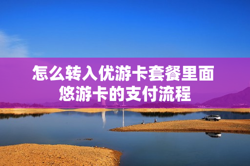怎么转入优游卡套餐里面 悠游卡的支付流程
