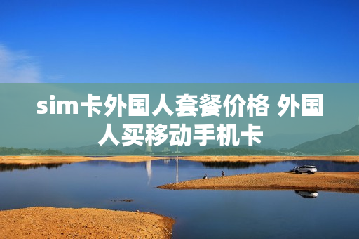sim卡外国人套餐价格 外国人买移动手机卡