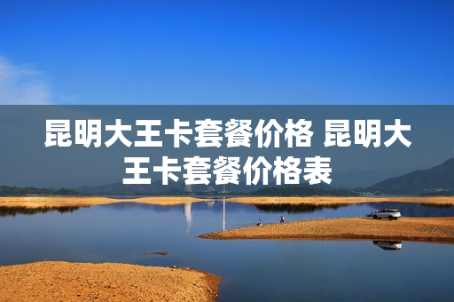 昆明大王卡套餐价格 昆明大王卡套餐价格表