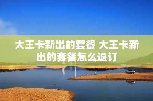大王卡新出的套餐 大王卡新出的套餐怎么退订