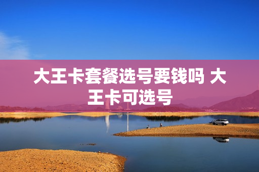 大王卡套餐选号要钱吗 大王卡可选号