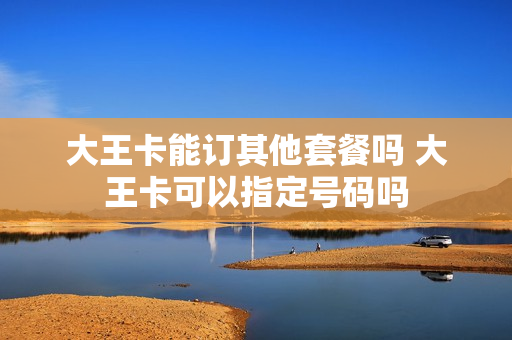 大王卡能订其他套餐吗 大王卡可以指定号码吗