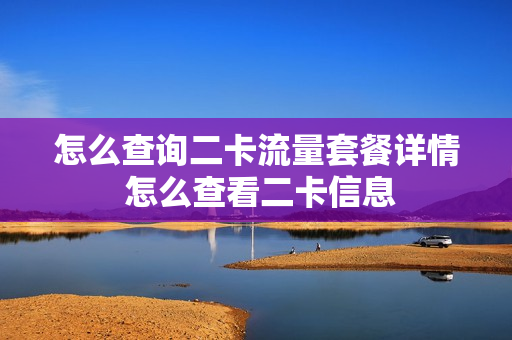 怎么查询二卡流量套餐详情 怎么查看二卡信息