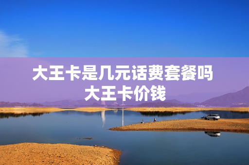 大王卡是几元话费套餐吗 大王卡价钱