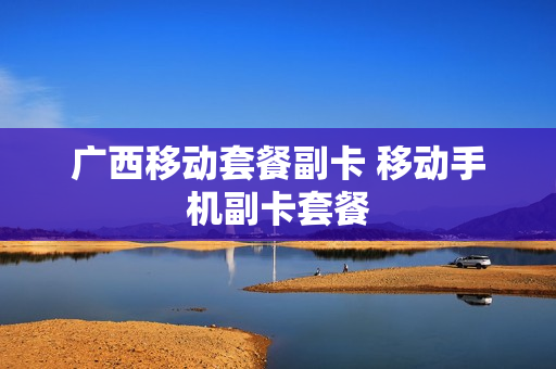 广西移动套餐副卡 移动手机副卡套餐