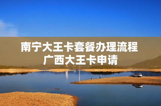 南宁大王卡套餐办理流程 广西大王卡申请