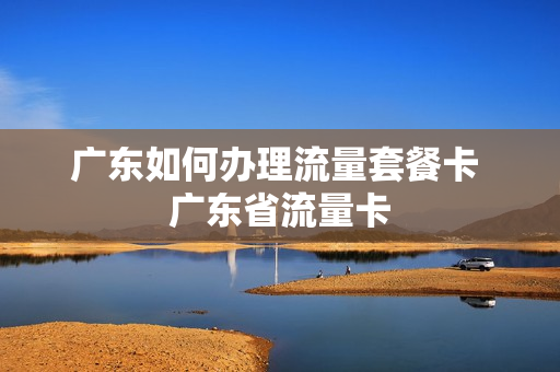 广东如何办理流量套餐卡 广东省流量卡