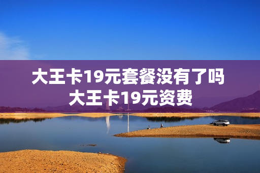 大王卡19元套餐没有了吗 大王卡19元资费