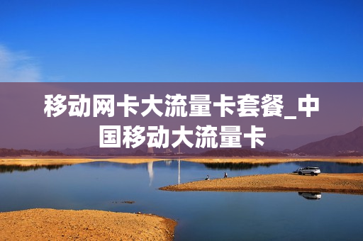 移动网卡大流量卡套餐_中国移动大流量卡