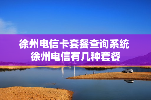 徐州电信卡套餐查询系统 徐州电信有几种套餐