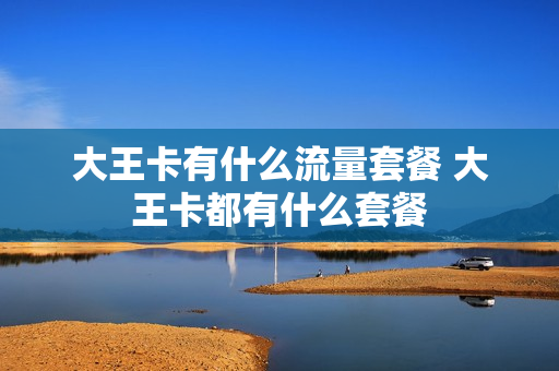 大王卡有什么流量套餐 大王卡都有什么套餐