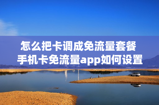 怎么把卡调成免流量套餐 手机卡免流量app如何设置