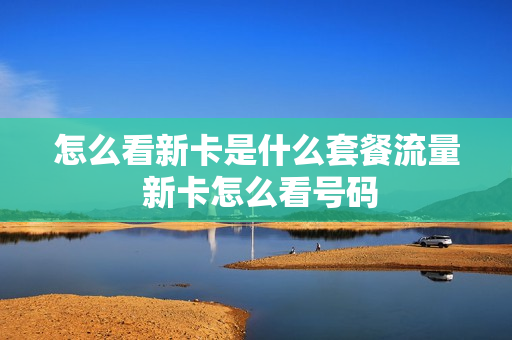 怎么看新卡是什么套餐流量 新卡怎么看号码