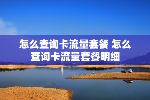 怎么查询卡流量套餐 怎么查询卡流量套餐明细