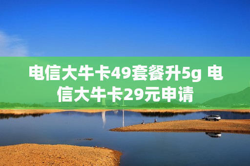 电信大牛卡49套餐升5g 电信大牛卡29元申请