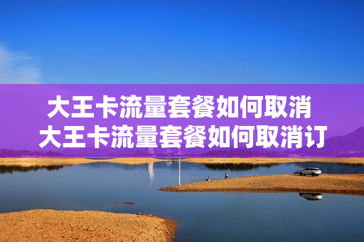 大王卡流量套餐如何取消 大王卡流量套餐如何取消订单