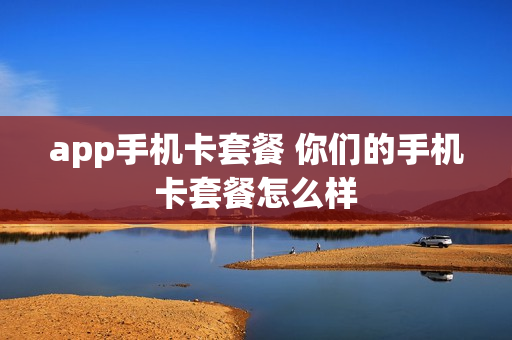 app手机卡套餐 你们的手机卡套餐怎么样