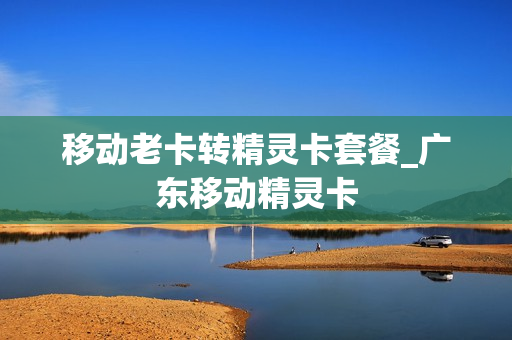 移动老卡转精灵卡套餐_广东移动精灵卡