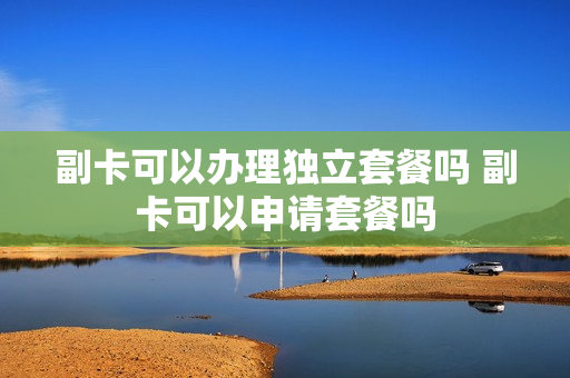 副卡可以办理独立套餐吗 副卡可以申请套餐吗