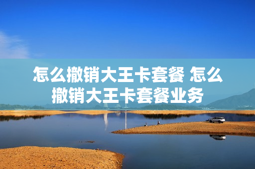 怎么撤销大王卡套餐 怎么撤销大王卡套餐业务