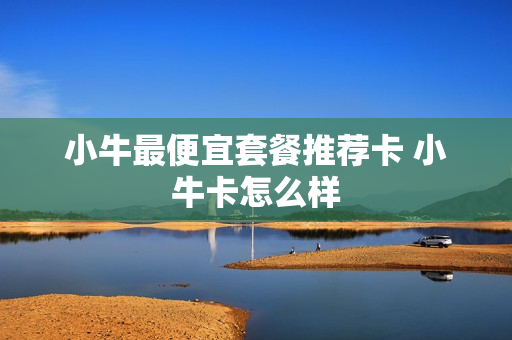 小牛最便宜套餐推荐卡 小牛卡怎么样
