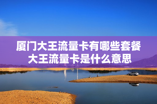 厦门大王流量卡有哪些套餐 大王流量卡是什么意思