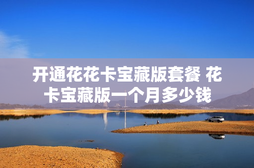 开通花花卡宝藏版套餐 花卡宝藏版一个月多少钱
