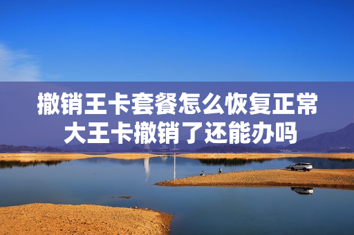撤销王卡套餐怎么恢复正常 大王卡撤销了还能办吗
