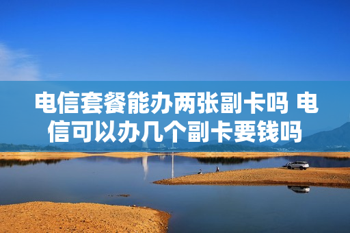 电信套餐能办两张副卡吗 电信可以办几个副卡要钱吗