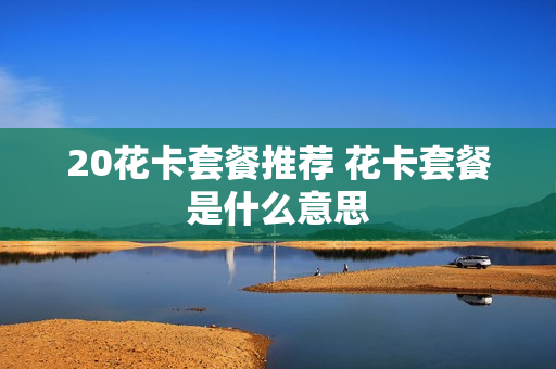 20花卡套餐推荐 花卡套餐是什么意思