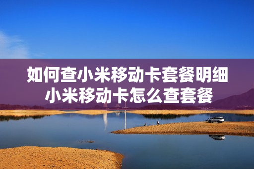 如何查小米移动卡套餐明细 小米移动卡怎么查套餐