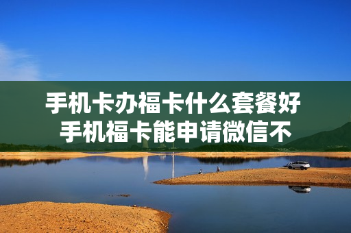 手机卡办福卡什么套餐好 手机福卡能申请微信不