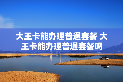 大王卡能办理普通套餐 大王卡能办理普通套餐吗