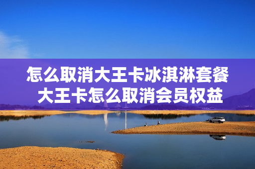 怎么取消大王卡冰淇淋套餐 大王卡怎么取消会员权益