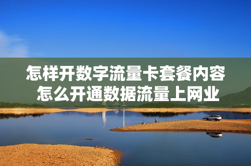 怎样开数字流量卡套餐内容 怎么开通数据流量上网业务