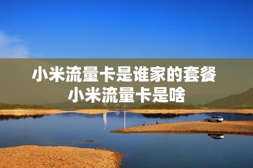 小米流量卡是谁家的套餐 小米流量卡是啥