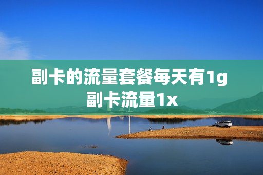 副卡的流量套餐每天有1g 副卡流量1x