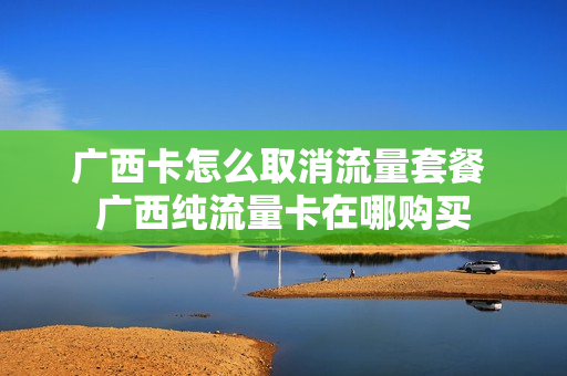 广西卡怎么取消流量套餐 广西纯流量卡在哪购买