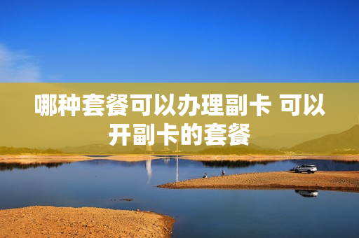 哪种套餐可以办理副卡 可以开副卡的套餐