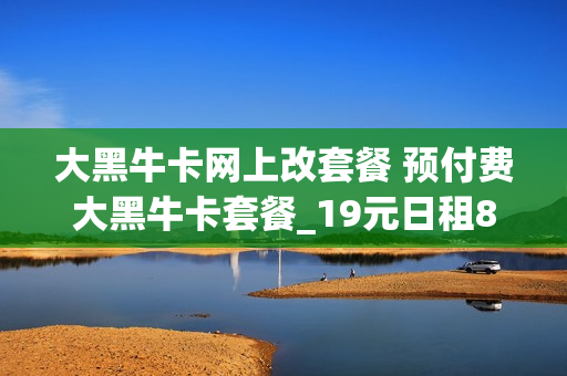 大黑牛卡网上改套餐 预付费大黑牛卡套餐_19元日租800m档
